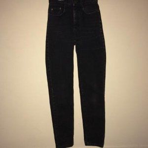 Vintage High Waist Lee Jeans - Black - Size 5